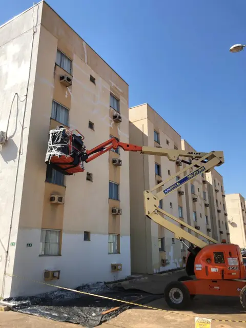 Fachada antes da recuperação