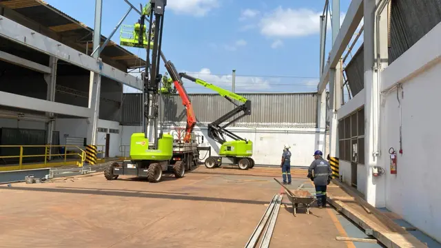 Içamento de estrutura metálica